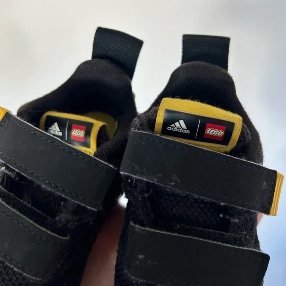 ADIDAS x LEGO Black Kids Sneakers 5.5K Black - Picture 6 of 9